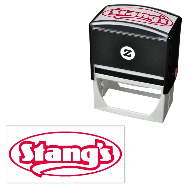 Tampon Auto-encreur Hotdogs de Stang  (En situation)