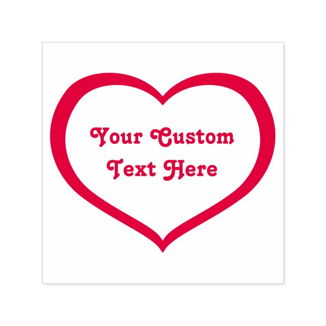 Tampon Auto-encreur Icône Coeur plat (Design)