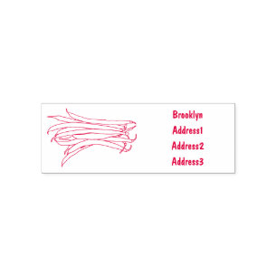 Tampon Auto-encreur Illustration de haricots verts