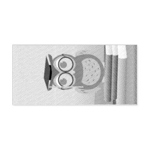 Tampon Auto-encreur Illustration de hibou