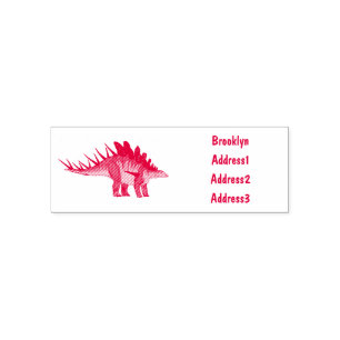 Tampon Auto-encreur Illustration de Kentrosaurus