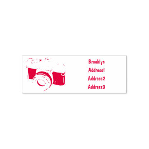 Tampon Auto-encreur Illustration de la caméra