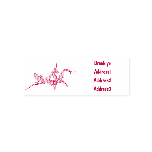 Tampon Auto-encreur Illustration de l'orchidée mante (Design)