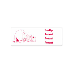 Tampon Auto-encreur Illustration de Walrus