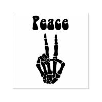 Image uniquement du signe de main de squelette de