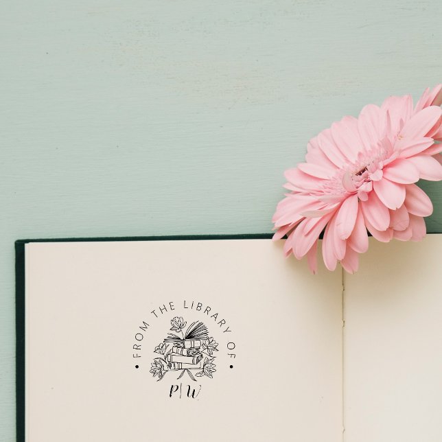 Tampon Auto-encreur Initiales Personnalisées Du Livre Dessinées À La M (Créateur téléchargé)