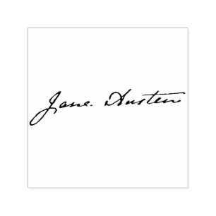 Tampon Auto-encreur Jane Austen Signature