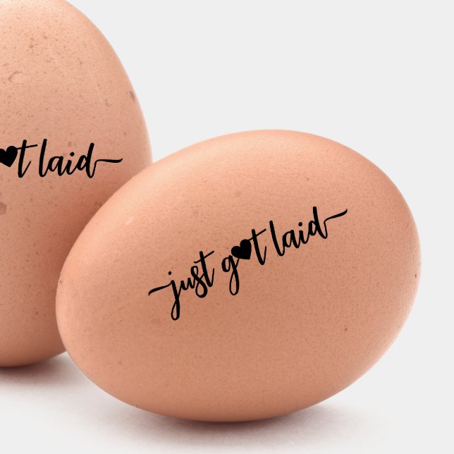 Tampon Auto-encreur je viens d'avoir un petit tampon d'oeuf (Créateur téléchargé)