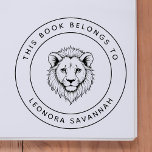 Tampon Auto-encreur Joli Lion Bébé Ce livre appartient au nom de l'enf<br><div class="desc">Joli Lion Bébé Ce Livre Appartient Au Nom De L'Enfant Timbre En Caoutchouc.</div>