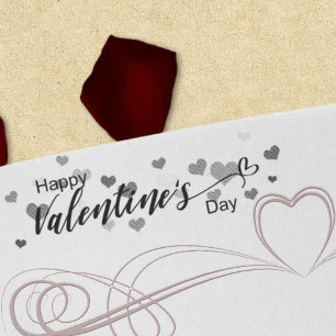 Tampon Auto-encreur Jouer Joyeux Valentines Jour Coeurs mignons