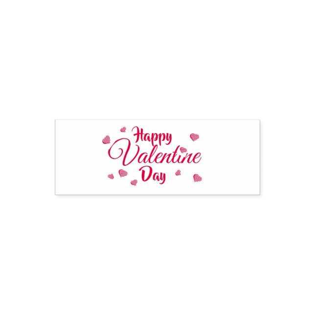 Tampon Auto-encreur Joyeuse Saint Valentin (Design)