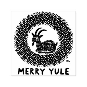 Tampon Auto-encreur Joyeux Bouc de Yule
