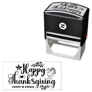 Tampon Auto-encreur Joyeux Thanksgiving