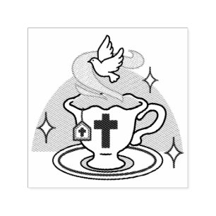 Tampon Auto-encreur La vie est douce avec Jésus - Christian Faith Tea