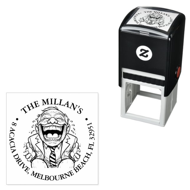 Tampon Auto-encreur Le thème Hilarious de Happy Grand-père (En situation)