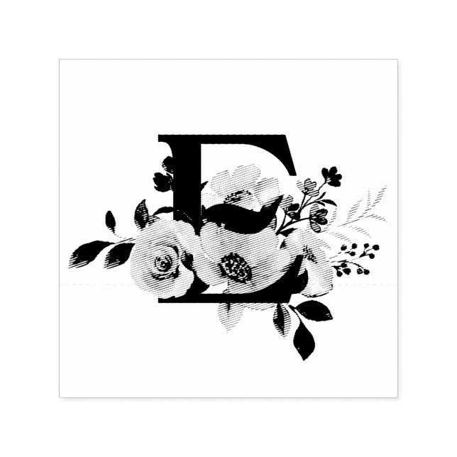 Tampon Auto-encreur Letter E (Design)