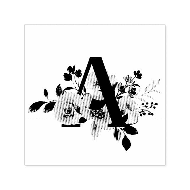 Tampon Auto-encreur Lettre A (Design)