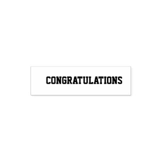 Tampon Auto-encreur LETTRE DE FÉLICITATIONS Poste de timbre