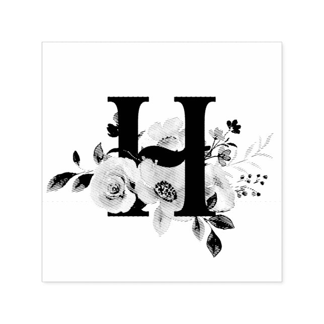 Tampon Auto-encreur Lettre H (Design)