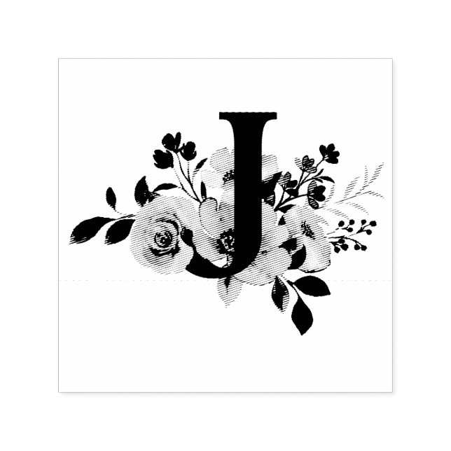 Tampon Auto-encreur Lettre J (Design)