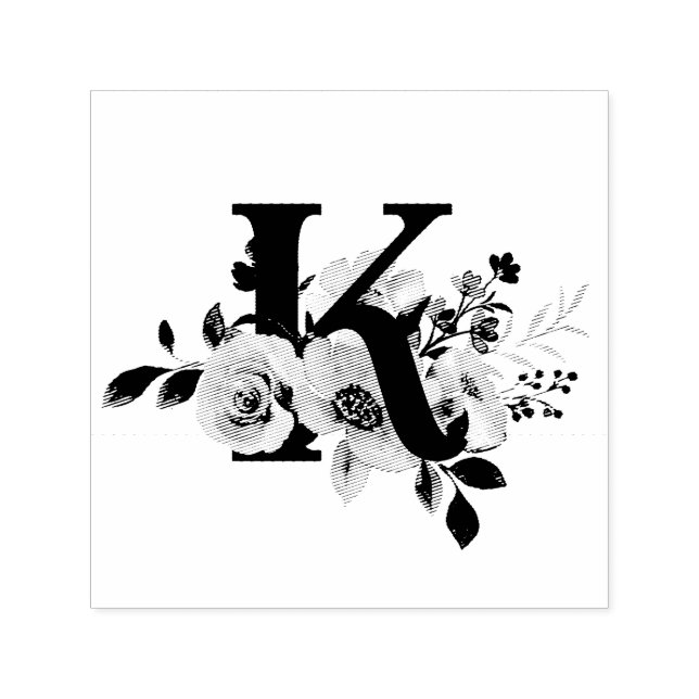 Tampon Auto-encreur Lettre K (Design)