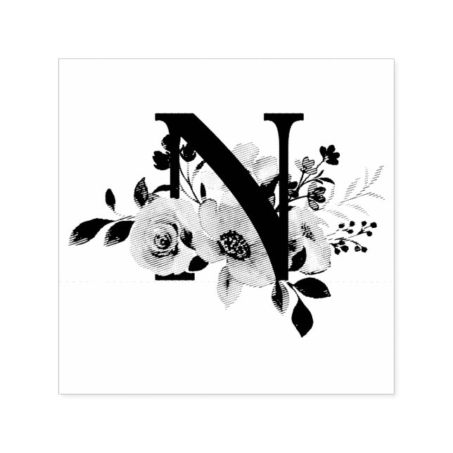 Tampon Auto-encreur Lettre N (Design)