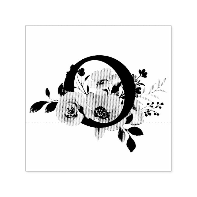 Tampon Auto-encreur Lettre O (Design)