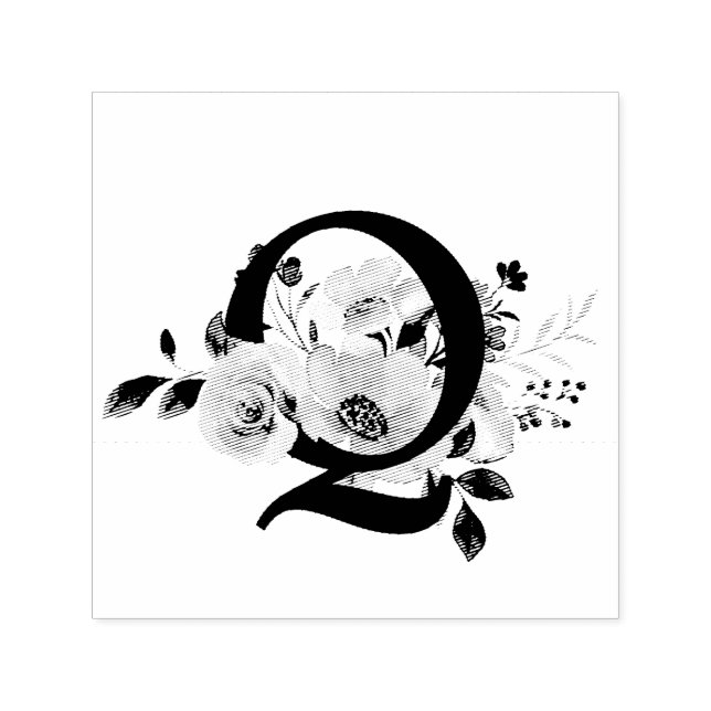 Tampon Auto-encreur Lettre Q (Design)
