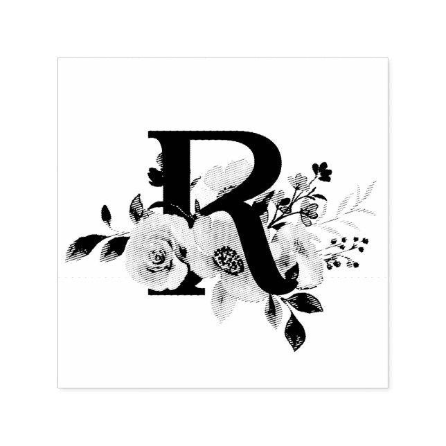 Tampon Auto-encreur Lettre R (Design)