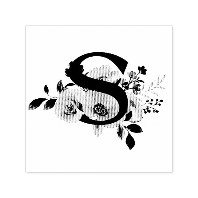 Tampon Auto-encreur Lettre S (Design)