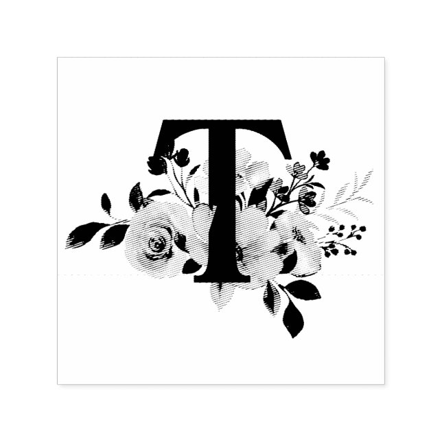 Tampon Auto-encreur Lettre T (Design)
