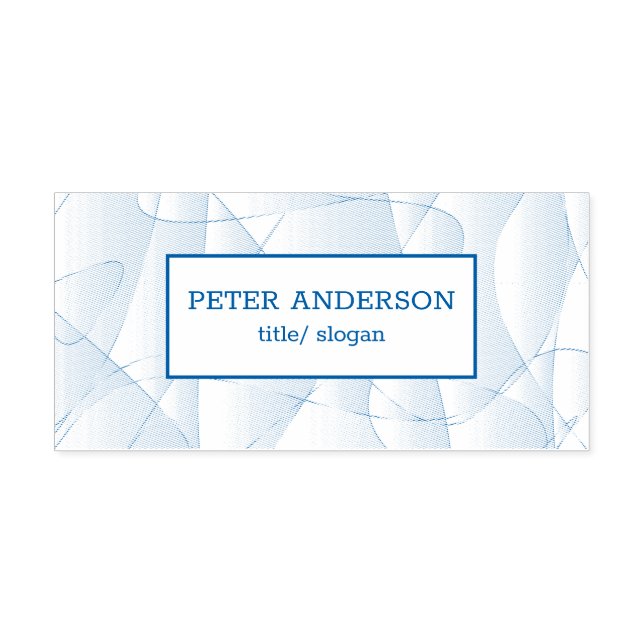 Tampon Auto-encreur Lignes Abstraites (Design)