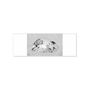 Tampon Auto-encreur Lion Et Agneau