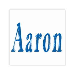 Tampon Auto-encreur Logo Aaron Name,