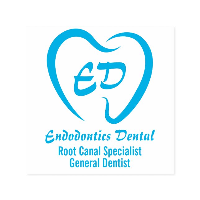 Tampon Auto-encreur Logo de la dentisterie (Design)