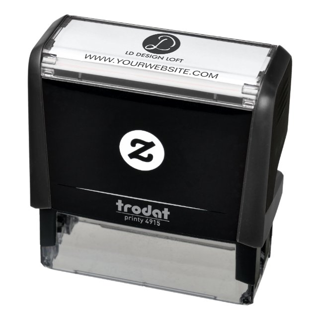 Tampon Auto-encreur Logo de votre entreprise et site web ici (Produit)