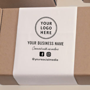 Tampon Auto-encreur Logo d'entreprise promotionnel sur les médias soci