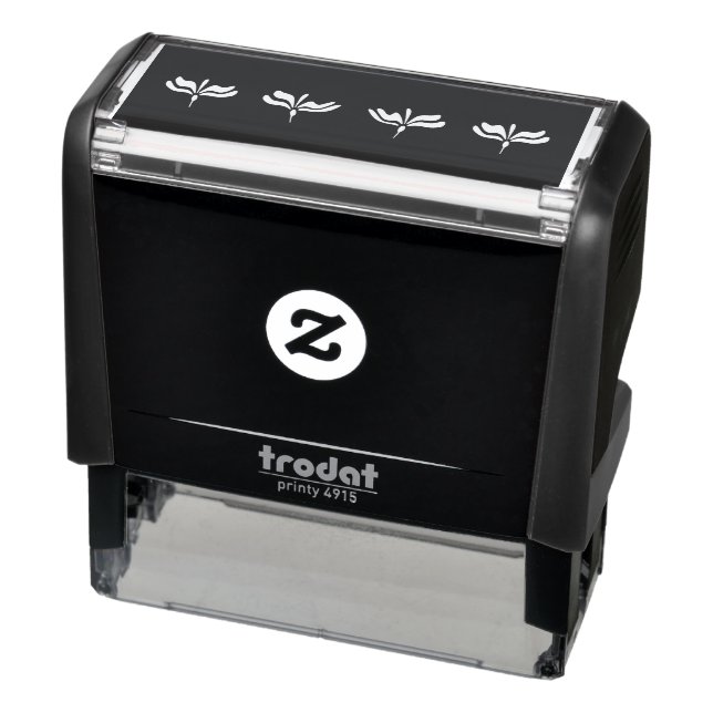 Tampon Auto-encreur Lotus Flower Concevez votre propre (Produit)