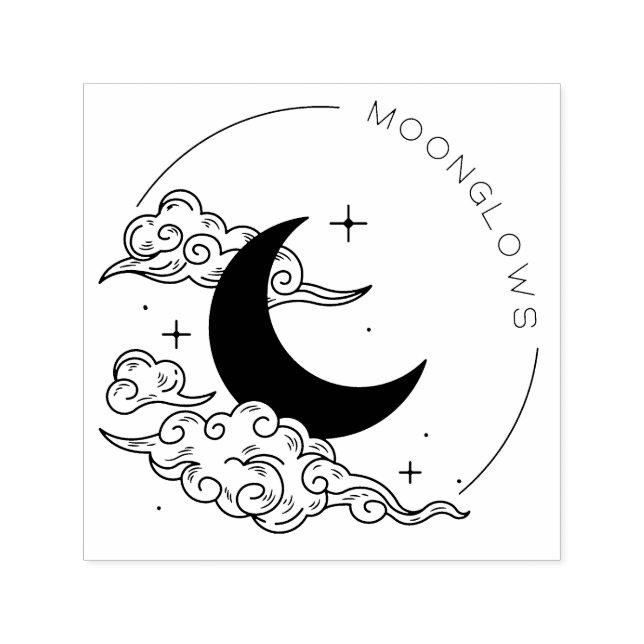 Tampon Auto-encreur Lueurs de lune (Design)