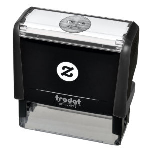 Tampon Auto-encreur Lune bleu foncé - Emoji