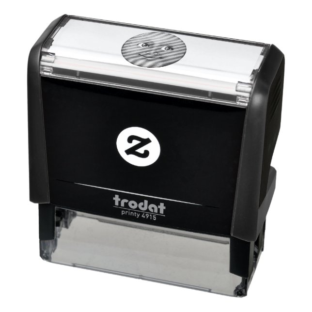 Tampon Auto-encreur Lune bleu foncé - Emoji (Produit)