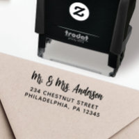 M. & Mme Retourner Adresse Mariage auto-allumage T