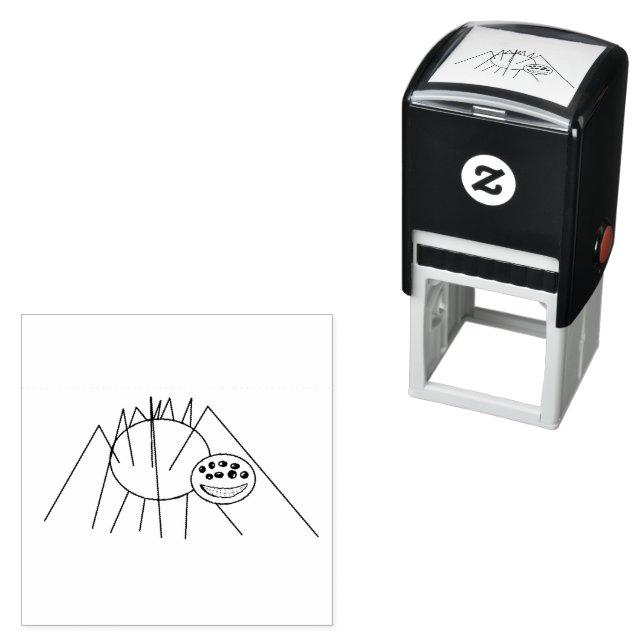 Tampon Auto-encreur Ma bande dessinée Spider Line (En situation)