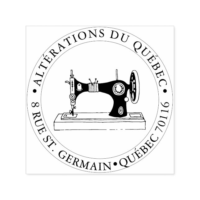 Tampon Auto-encreur Machine à coudre PixDezines (Design)