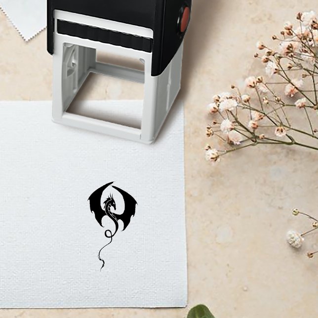 Tampon Auto-encreur Mariage Black Dragon (Créateur téléchargé)