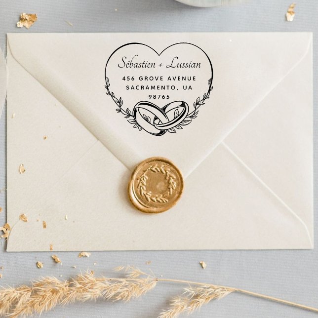 Tampon Auto-encreur Mariage de script moderne (Créateur téléchargé)