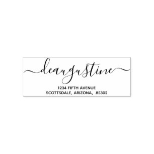 Tampon Auto-encreur Mariage personnalisé Noël etc Adresse de retour