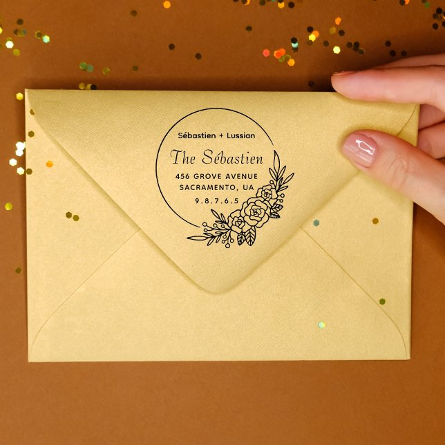 Tampon Auto-encreur Mariage rond (Créateur téléchargé)