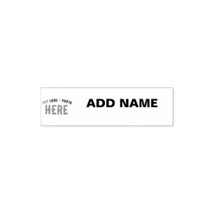TAMPON AUTO-ENCREUR MARQUE BLANCHE VERIFIEE PERSONNALISABLE MODERNE ET