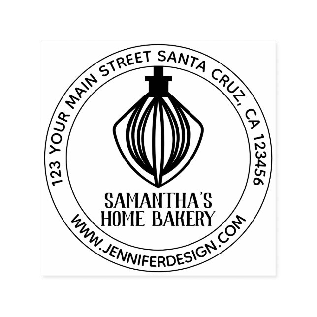 Tampon Auto-encreur Mélangeur de gâteaux de pâtisserie Maison Boulange (Design)